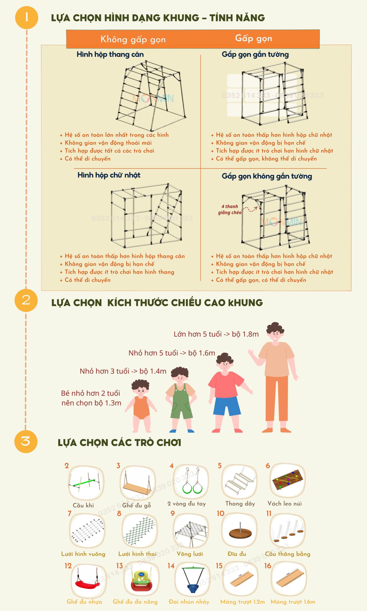3 bước lựa chọn xà đu đa năng Satech