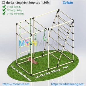 Xà đu đa năng cho bé Satech - Thang vận động đa chức năng dành cho bé