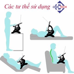 Các tư thế sử dụng bàn nằm làm việc, bàn nằm giường