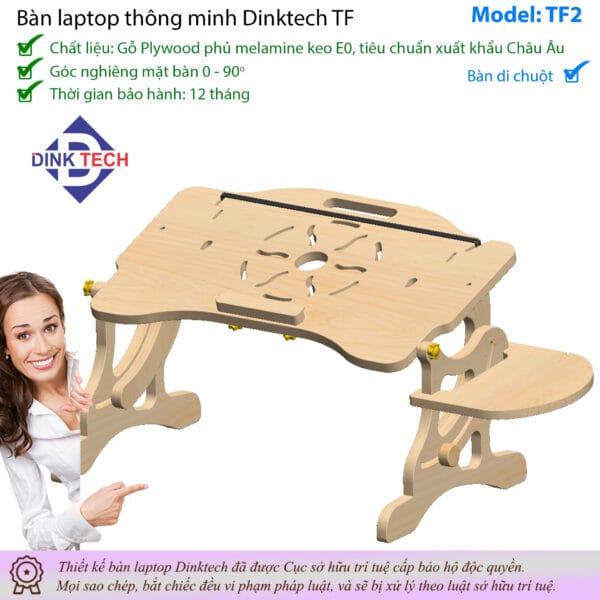 Bàn laptop thông minh Dinktech phiên bản cơ bản